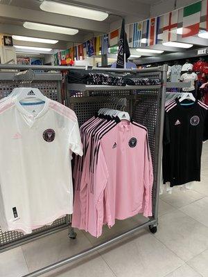 Miami has been finally blessed with an MLS team, Inter Miami CF. We have tons from their collection: jerseys, sweaters, hats, & accs.