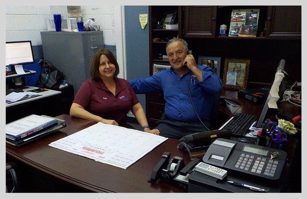 Owners Eddie and Irene Galindo.