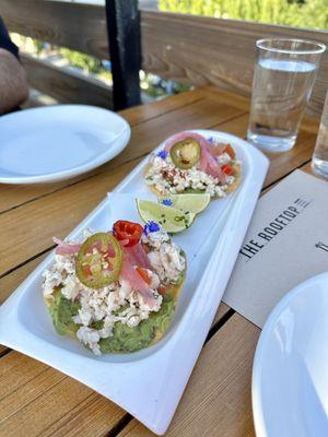 Ceviche tostada