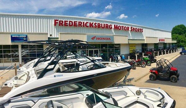 Fredericksburg Motor Sports is an authorized Honda, Can-Am, Piaggio, Sea-Doo, Spyder, Star, Vespa, and Yamaha dealership.