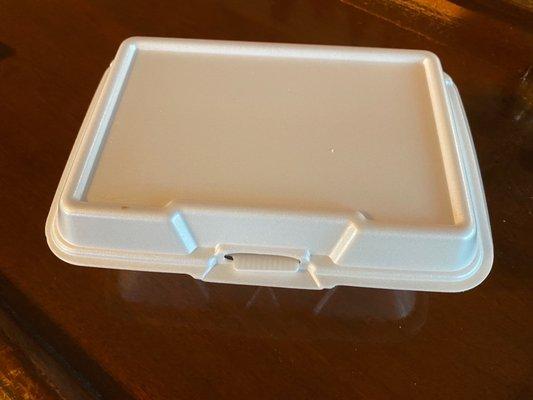 To-Go Container Not Eco-Friendly