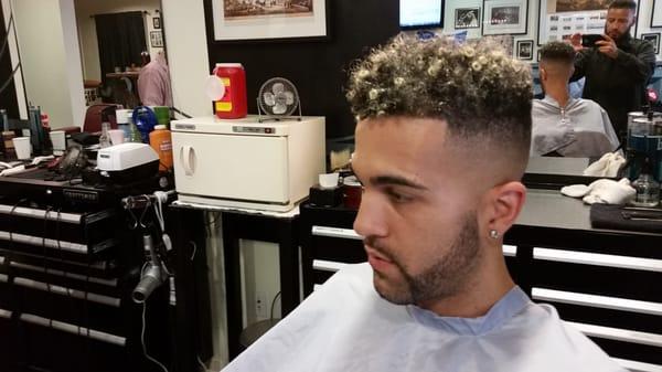 This time high bold fade by Luis.