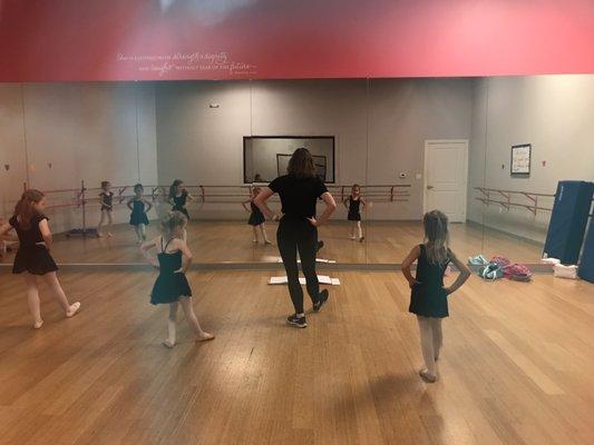 One of the dance studio rooms