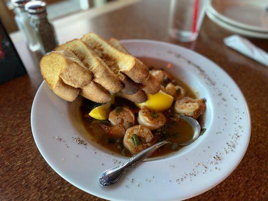 Lemon Caper Prawns