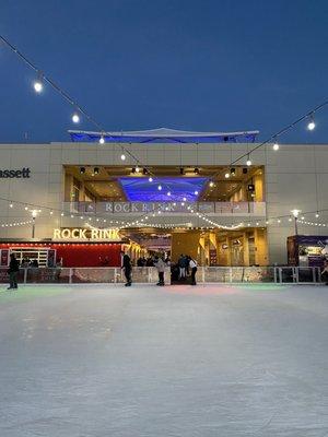 Rock Rink at sunset