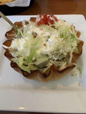 Beef taco salad