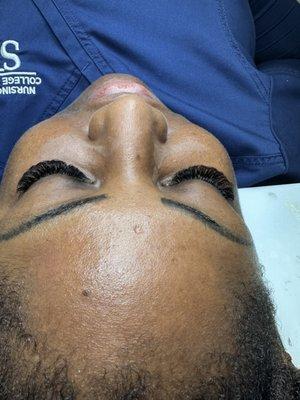 Volume lash extensions