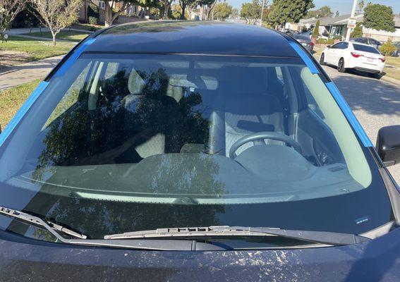 Completed Windshield Replacement.