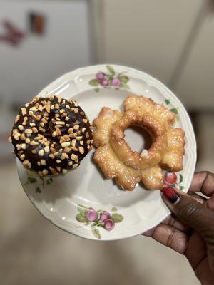 Glazed Old Fashioned Chocolate with Nuts