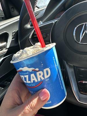 Oreo blizzard