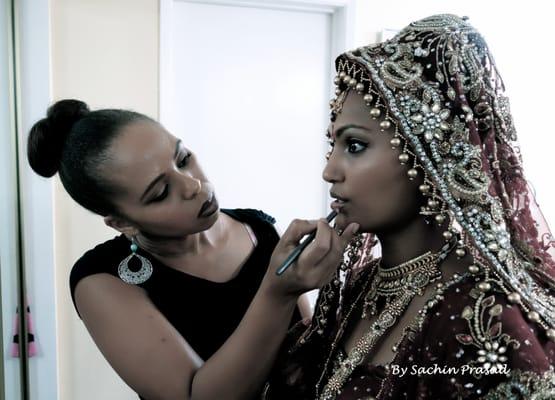 Indian bridal makeup