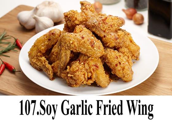 New Menu (Soy Garlic Fried Wing)