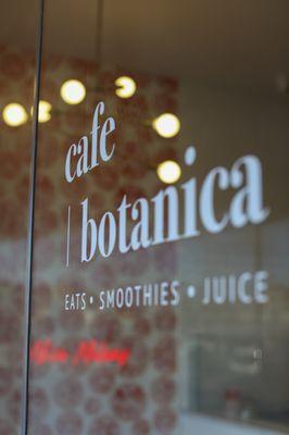 Cafe Botanica door sign 10319 Pacific Street, Omaha near Trader Joe's