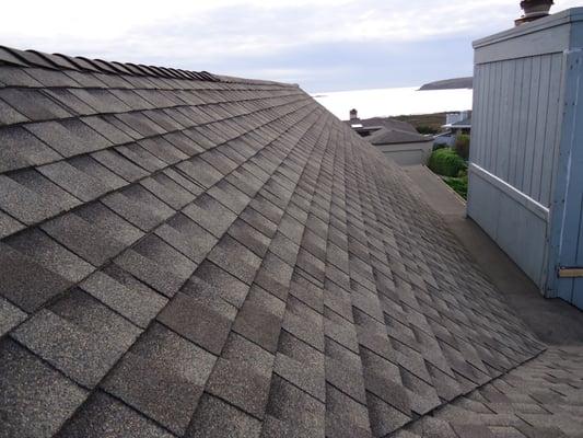 A fantastic after shot of a beautiful view with a great new roof!