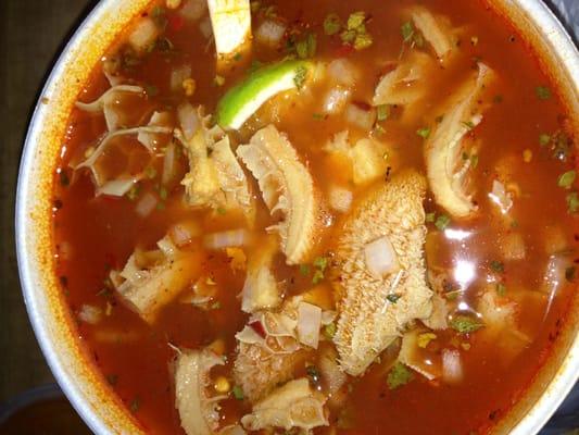 Medium menudo to go..$7! Perfect for hangovers ;)