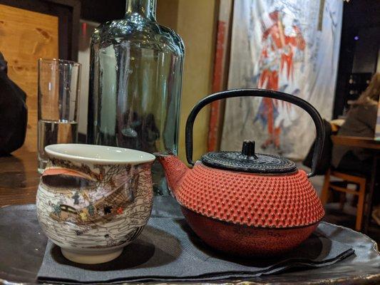 cool teapots with bougie Japanese artisan tapestry