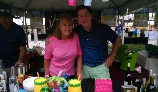 One of the rum vendors