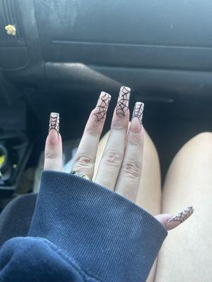 My spider nails.