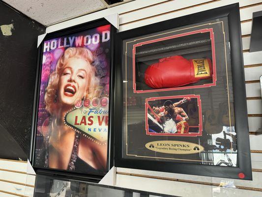 Memorabilia of Famous Hollywood Celebrities