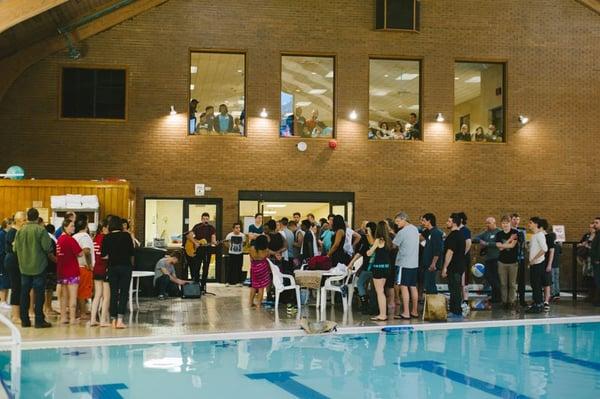 CCOB often hosts Baptisms throughout the year. This one was a baptism and fellowship day at America's Keswick.