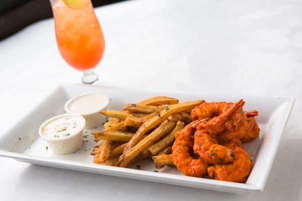 Buffalo Shrimp and Fries