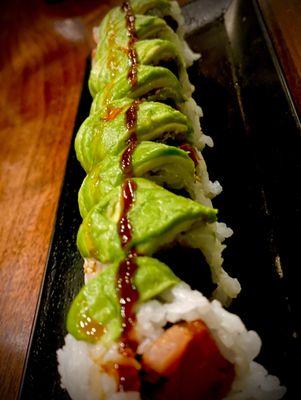 Hamachi avo custom roll......  Delicious