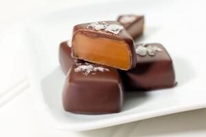 Our Sea salt caramels are smooth & buttery with a slightly salty finish. So good!