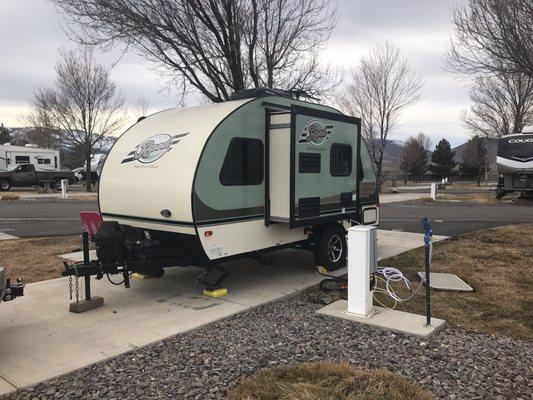 Our RPod at the RV resort