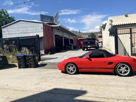 1997 Porsche Boxter brake change done !