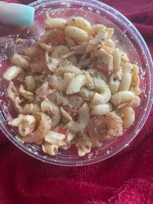 Seafood salad I bought yesterday