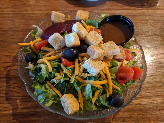 Garden salad - very tasty!