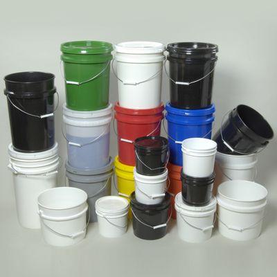 Our Plastic Pails are in stock and available to ship Next Business Day.