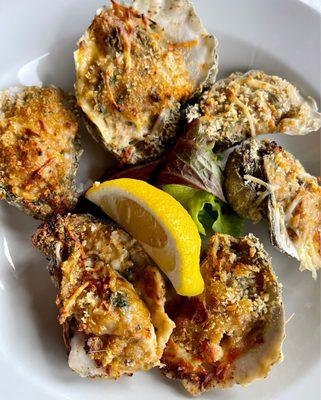 Oysters rockefeller