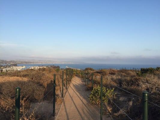 Trail is guided and very short. But offers a very beautiful view overlooking Dana Point Harbor