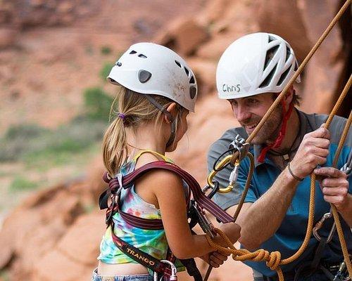 Call us now to book your climbing adventure! Beginners and more experienced climbers welcome. 435-260-8913