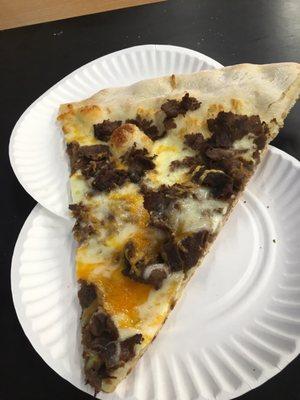 Cheesesteak slice, 3 Brothers, Belmar NJ