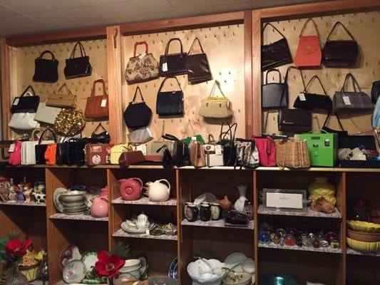 Bag wall for the Bag Lady