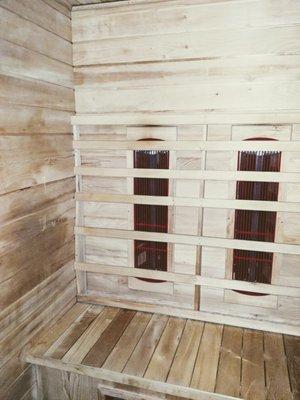 Sauna - can be used before or after any session! Ask to use when booking