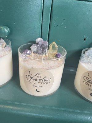 Crystals in candles!!!