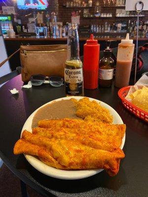 Enchilada plate