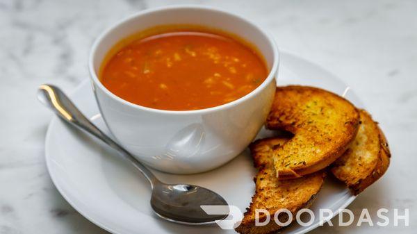 Hank's Cafe Tomato and Rice Soup