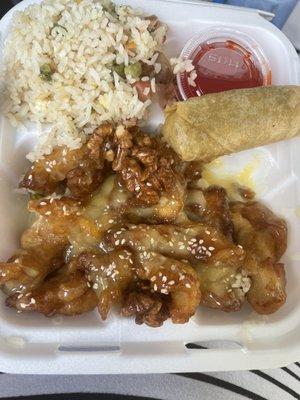 Honey walnut chicken