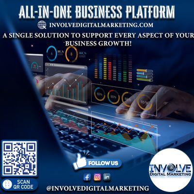 All-In-One Business Platform streamlining your marketing efforts