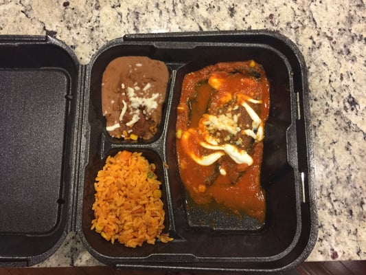 Vegetarian plate with re-fried beans cooked in chicken broth. #fml