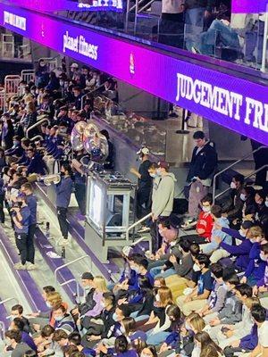 Live DJ in the student section