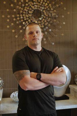 One our massage therapists Eugene. He is a massage therapist and fitness trainer as well. His strong hands would give you the best massage