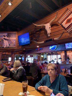 View inside restaurant from Bar