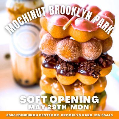 Soft opening on May 29th (Mon)