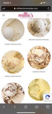 What the cookie dough ice cream claims to be