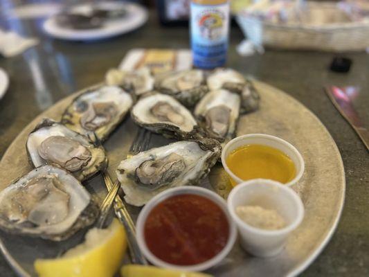 Steamed Oysters